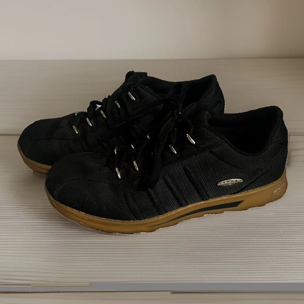 Lugz Changeover Men's 11.5 Black Gum Sole Low Top Work Utility Shoes